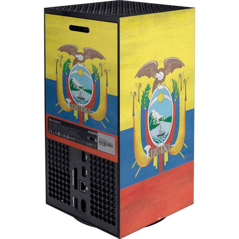 Ecuador Flag Distressed Xbox Series X Bundle Skin